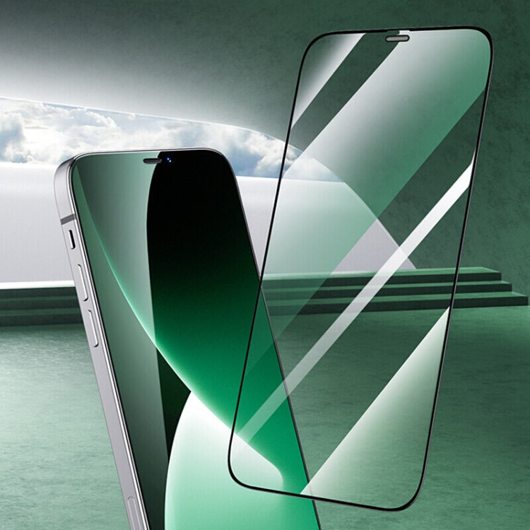 Frendorf | Für iPhone 13 mini Grünes Licht Augenschutz Gehärtetes Glas Film