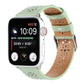 Frerndorf | Hollow Echtes Leder Uhrenarmband Für Apple Watch Series 9&8&7 41mm / SE 3&SE 2&6&SE&5&4 40mm / 3&2&1 38mm(Grün)