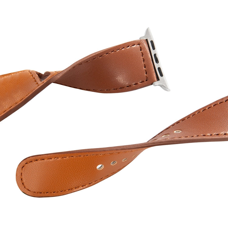 Frerndorf | Nail Silber Schnalle Leder Uhrband Für Apple Watch Ultra 49mm&Watch Ultra 2 49mm / Series 9&8&7 45mm / SE 3&SE 2&6&SE&5&4 44mm / 3&2&1 42mm (Grün)
