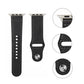 Frerndorf | Nail Silber Schnalle Leder Uhrband Für Apple Watch Ultra 49mm&Watch Ultra 2 49mm / Series 9&8&7 45mm / SE 3&SE 2&6&SE&5&4 44mm / 3&2&1 42mm(Weinrot)
