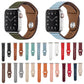 Frerndorf | Nail Silber Schnalle Leder Uhrband Für Apple Watch Ultra 49mm&Watch Ultra 2 49mm / Series 9&8&7 45mm / SE 3&SE 2&6&SE&5&4 44mm / 3&2&1 42mm(Weinrot)