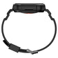 Frerndorf | Integriertes Carbonfaser-Muster Silikon-Uhrenarmband für Apple Watch Series 9&8&7 41mm / SE 3&SE 2&6&SE&5&4 40mm / 3&2&1 38mm (Schwarz)