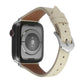 Frerndorf | Echtes Leder-Uhrenarmband für Apple Watch Series 9&8&7 41mm / SE 3&SE 2&6&SE&5&4 40mm / 3&2&1 38mm (Aprikose)