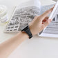 Frerndorf | Echtes Leder-Uhrenarmband für Apple Watch Series 9&8&7 41mm / SE 3&SE 2&6&SE&5&4 40mm / 3&2&1 38mm (Aprikose)