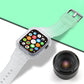 Frerndorf | Integriertes TPU-Uhrband für Apple Watch Series 9&8&7 41mm / SE 3&SE 2&6&SE&5&4 40mm / 3&2&1 38mm (Matt Transparent)