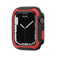 Frendorf | Abnehmbare Zweifarbige Uhrengehäuse Für Apple Watch Series 9 / 8 / 7 41mm / 6&SE&5&4 40mm (Schwarz Rot)
