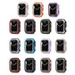 Frendorf | Abnehmbares Zwei-Farben-Uhrengehäuse für Apple Watch Series 9 / 8 / 7 41mm / 6&SE&5&4 40mm (Schwarz Mitternachtsblau)