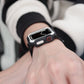 Frendorf | Abnehmbare Zweifarbige Uhrengehäuse Für Apple Watch Series 9 / 8 / 7 41mm / 6&SE&5&4 40mm (Schwarz Rot)