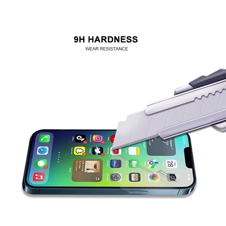 Frendorf | Für iPhone 14 Plus mocolo 9H Full Glue Silk Print Tempered Glass Film (Schwarz)