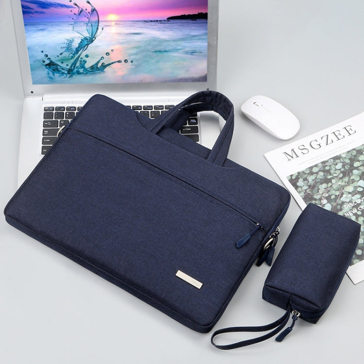 Frendorf | Handtas Laptop Tas Binnen Tas met Voedingszak, Maat: 13.3 inch (Donkerblauw)