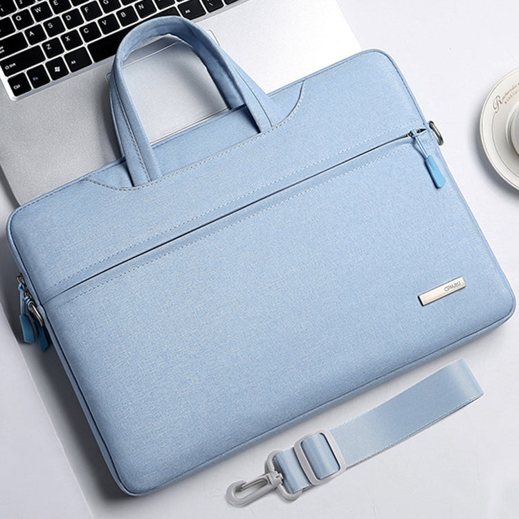 Frendorf | Handtas Laptop Tas Binnenzak met Schouderriem, Maat: 12 inch (Blauw)
