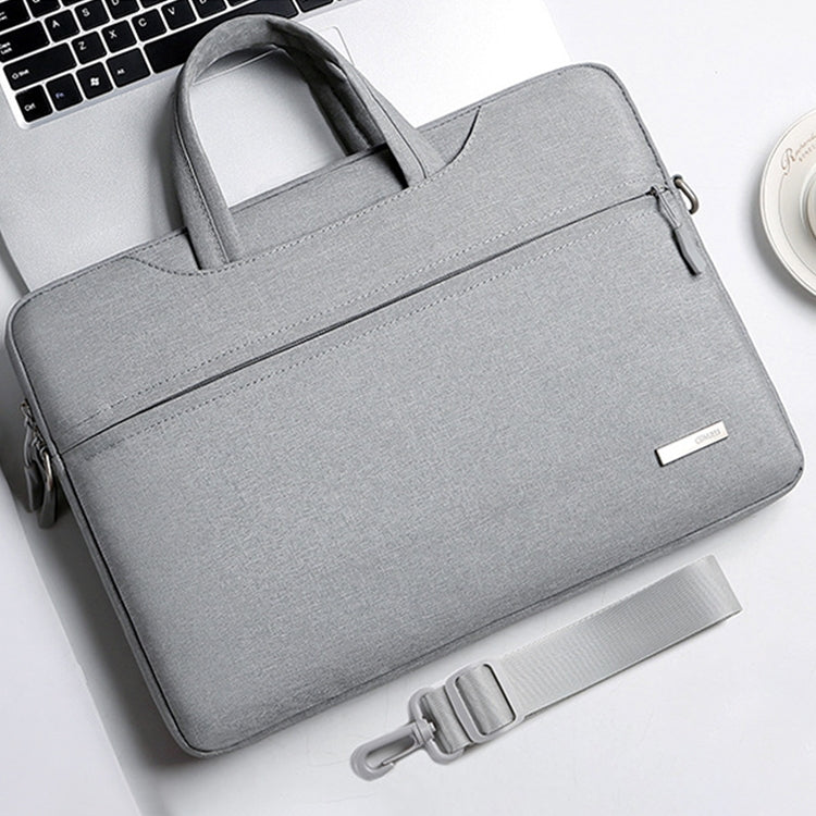 Frendorf | Handtas Laptop Tas Binnenzak met Schouderriem, Grootte: 14 inch (Grijs)