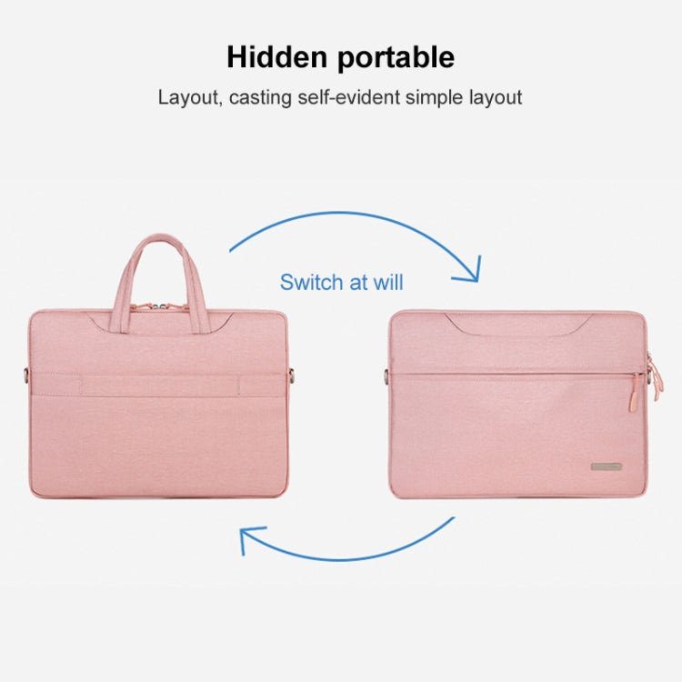 Frendorf | Handtas Laptop Bag Binnenzak met Schouderband/Kracht Bag, Grootte: 12 inch (Zwart)