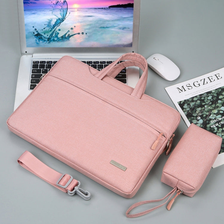 Frendorf | Handtas Laptoptas Binnenzak met Schouderriem / Power Bag, Maat: 16.1 inch (Roze)
