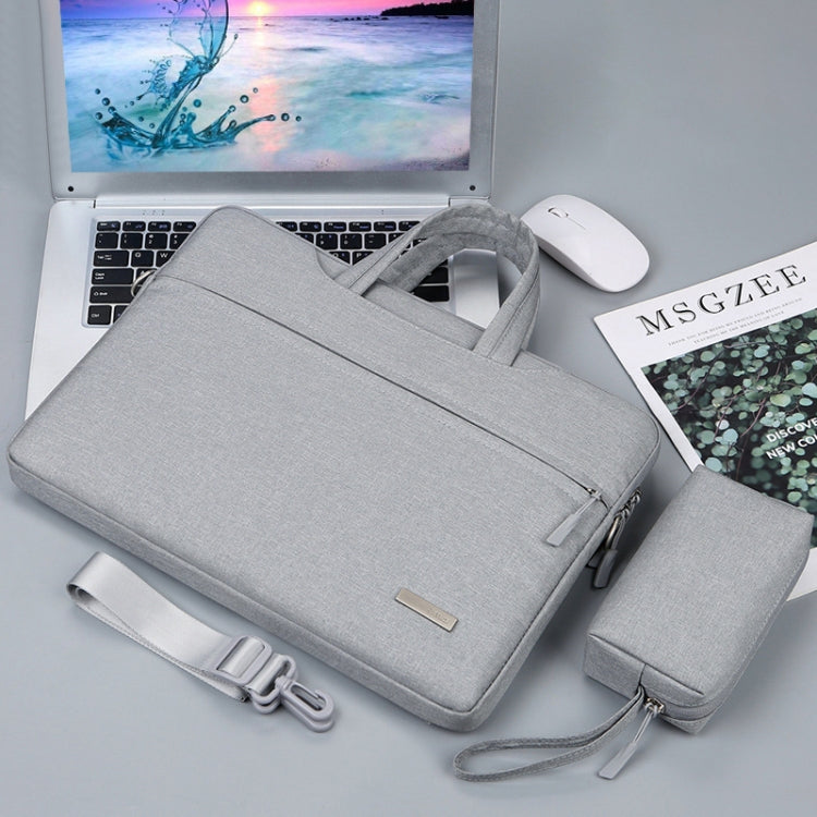 Frendorf | Handtas Laptop Bag Binnenzak met Schouderriem/Kracht Bag, Maat:16.1 inch(Grijs)