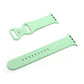 Frerndorf | Webstruktur Uhrenarmband für Apple Watch Series 9&8&7 41mm / SE 3&SE 2&6&SE&5&4 40mm / 3&2&1 38mm (Grün)