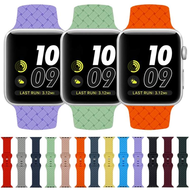 Frerndorf | Gewebte Textur-Uhrenarmband für Apple Watch Series 9&8&7 41mm / SE 3&SE 2&6&SE&5&4 40mm / 3&2&1 38mm (Dunkelgrün)