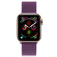 Frerndorf | Mailänder Edelstahl-Armbanduhrband für Apple Watch Series 9&8&7 41mm / SE 3&SE 2&6&SE&5&4 40mm / 3&2&1 38mm (Lila)