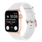 Frerndorf | Universelles Echtleder-Armband für Apple Watch Series 8&7 41mm / SE 2&6&SE&5&4 40mm / 3&2&1 38mm (Weiß)