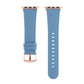 Frerndorf | Universelles Echtleder-Uhrenarmband für Apple Watch Series 8&7 41mm / SE 2&6&SE&5&4 40mm / 3&2&1 38mm (See Blau)