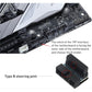 Frendorf | 10 Stück 3.0 19P 20P Motherboard Male To Female Extension Adapter, Modell: PH19B(Schwarz Blau)
