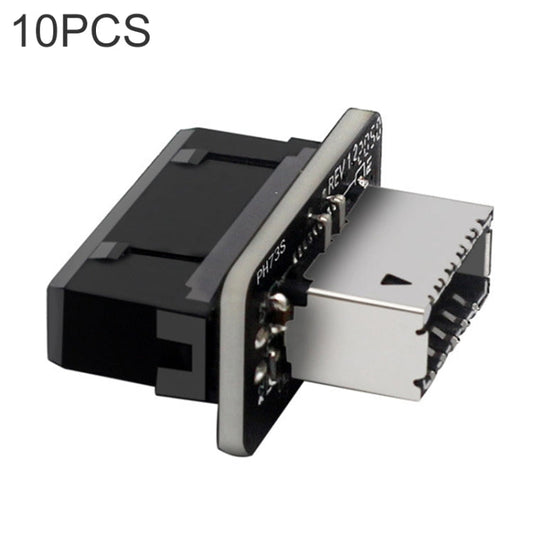 Frendorf | 10 PCS 73S Hauptplatine USB 3.0 19P/20P zu Type-E 90 Grad Adapter