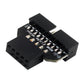 Frendorf | 10 PCS Motherboard USB 2.0 9Pin zu USB 3.0 19Pin Plug-in Connector Adapter, Modell: PH23A