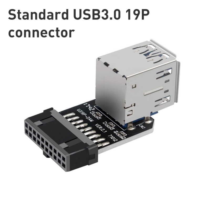 Frendorf | 10 PCS 19/20Pin zu Dual USB 3.0 Adapter Konverter, Modell:PH21
