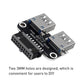 Frendorf | 10 Stück 19/20Pin zu Dual USB 3.0 Adapter Konverter, Modell:PH22