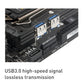 Frendorf | 10 Stück 19/20Pin zu Dual USB 3.0 Adapter Konverter, Modell:PH22