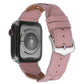 Frerndorf | Twist Gestepptes Echtes Leder Uhrenarmband Für Apple Watch Serie 9&8&7 41mm / SE 3&SE 2&6&SE&5&4 40mm / 3&2&1 38mm (Rosa)