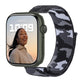 Frerndorf | Nylon Loop Uhrenarmband für Apple Watch Series 9&8&7 41mm / SE 3&SE 2&6&SE&5&4 40mm / 3&2&1 38mm (Schwarz Camouflage)