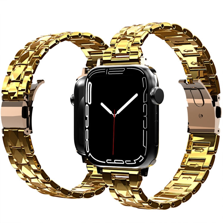 Frendorf | Elektroplattiertes Acryl-Uhrenarmband für Apple Watch Series 9&8&7 41mm / SE 3&SE 2&6&SE&5&4 40mm / 3&2&1 38mm(Gold)