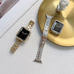 Frendorf | Elektrisch plattierter Acryl-Uhrenarmband für die Apple Watch Series 9&8&7 41mm / SE 3&SE 2&6&SE&5&4 40mm / 3&2&1 38mm (Silber)