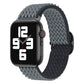 Frerndorf | Welle Nylon Uhrenarmband für Apple Watch Ultra 49 mm & Watch Ultra 2 49 mm / Series 9 & 8 & 7 45 mm / SE 3 & SE 2 & 6 & SE & 5 & 4 44 mm / 3 & 2 & 1 42 mm (Grau)