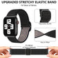 Frerndorf | Wave Nylon Uhrenband für Apple Watch Ultra 49mm & Watch Ultra 2 49mm / Series 9 & 8 & 7 45mm / SE 3 & SE 2 & 6 & SE & 5 & 4 44mm / 3 & 2 & 1 42mm (Spearmint Grün)