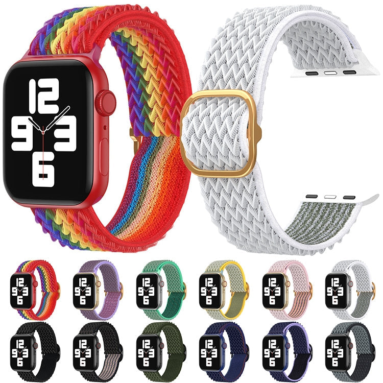 Frerndorf | Wave Nylon-Uhrenarmband für Apple Watch Series 9&8&7 41mm / SE 3&SE 2&6&SE&5&4 40mm / 3&2&1 38mm (Armeegrün)
