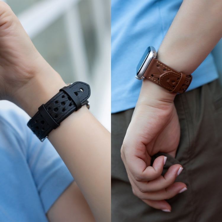 Frerndorf | Echtes Leder Geflochtenes Uhrenarmband Für Apple Watch Series 9&8&7 41mm / SE 3&SE 2&6&SE&5&4 40mm / 3&2&1 38mm(Grau)