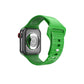 Frerndorf | Waves Silikon Uhrband Für Apple Watch Series 9&8&7 41mm / SE 3&SE 2&6&SE&5&4 40mm / 3&2&1 38mm (Grün)