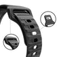 Frerndorf | Waves Silikon Uhrband Für Apple Watch Series 9&8&7 41mm / SE 3&SE 2&6&SE&5&4 40mm / 3&2&1 38mm (Grün)