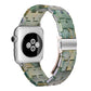 Frendorf | Fünf-Perlen-Harz-Uhrenarmband für Apple Watch Series 9&8&7 41mm / SE 3&SE 2&6&SE&5&4 40mm / 3&2&1 38mm (Aurora Grün)