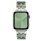 Frendorf | Fünf-Perlen-Harz-Uhrenarmband für Apple Watch Series 9&8&7 41mm / SE 3&SE 2&6&SE&5&4 40mm / 3&2&1 38mm (Aurora Grün)
