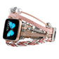 Frerndorf | Schmuck-Uhrenarmband für Apple Watch Series 9&8&7 41mm / SE 3&SE 2&6&SE&5&4 40mm / 3&2&1 38mm (Rosa)