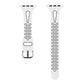 Frerndorf | Wassertropfen Silikon Uhrband für Apple Watch Series 9&8&7 41mm / SE 3&SE 2&6&SE&5&4 40mm / 3&2&1 38mm (Weiß und Schwarz)