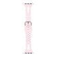 Frerndorf | Wassertropfen Silikon Uhrenarmband für Apple Watch Series 9&8&7 41mm / SE 3&SE 2&6&SE&5&4 40mm / 3&2&1 38mm (Kaltes Silber und Weiß)