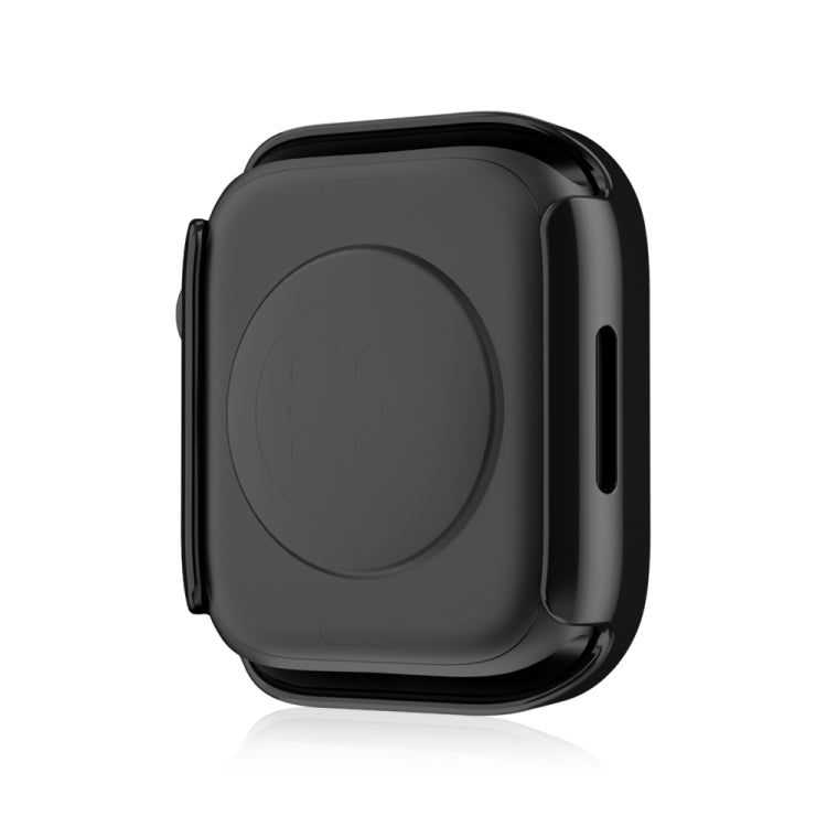 Frerndorf | Life Waterproof 2 in 1 PC Rahmen + Gehärtete Glas Schutzhülle für Apple Watch Series 9 / 8 / 7 45mm (Schwarz)