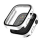 Frerndorf | Life Waterproof 2 in 1 PC Rahmen + Gehärtetes Glas Schutzhülle für Apple Watch Series 6 / 5 / 4 / SE 44mm (Weiß)