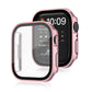 Frerndorf | Life Waterproof 2 in 1 PC Rahmen + Gehärtete Glas Schutzhülle Für Apple Watch Series 6 / 5 / 4 / SE 44mm (Rosa)