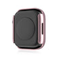 Frerndorf | Life Waterproof 2 in 1 PC Rahmen + Gehärtete Glas Schutzhülle Für Apple Watch Series 6 / 5 / 4 / SE 44mm (Rosa)