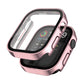 Frerndorf | Life Waterproof 2 in 1 PC Rahmen + Gehärtete Glas Schutzhülle Für Apple Watch Series 6 / 5 / 4 / SE 44mm (Rosa)